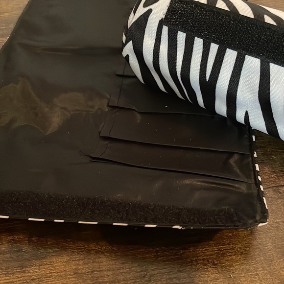 NEW Zebra Print Cosmetic Brush Holder and Bag! CAN BE PERSONALIZED! - Picture 8 of 16
